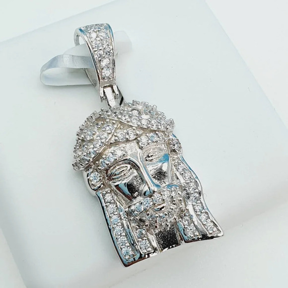 "925 Sterling Silver Cubic Zirconia Pendant, U19254760 - Picture 3 of 12